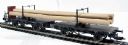 Cradle Car with Logs & Brake Cab of the German DRG Epoch II 