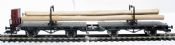 Cradle Car with Logs & Brake Cab of the German DRG Epoch II 