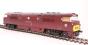 Class 52 D1061 "Western Envoy" in BR maroon with small yellow panels