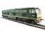 Class 53 diesel D0280 'Falcon' in BR two tone green with small yellow panels.