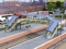 Modular covered station footbridge - plastic kit