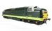 Class 55 Deltic diesel locomotive in BR Green livery.