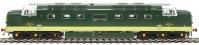 Class 55 'Deltic' in BR green with small yellow panels - unnumbered