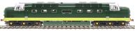 Class 55 'Deltic' in BR green with no yellow ends - unnumbered