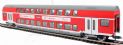 2nd class double decker coach "Gorlitz" in DB red & white livery