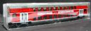 2nd class double decker coach "Gorlitz" in DB red & white livery