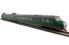 Class 'Hondekop' (dog face) 2 part electric train set in green & red livery Epoch III