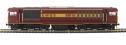 Class 58 58016 in EW&S maroon and gold