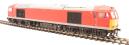 Class 60 in DB Cargo traffic red - unnumbered
