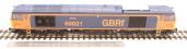 Class 60 60021 "Penyghent" in GBRf blue and orange