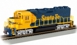 GP40 EMD 3508 of the Santa Fe - DCC fitted