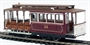 American Cable Streetcar (electric motor) in Red