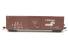 50' insulated plug door boxcar of Conrail - brown with metal roof 360512