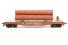 Log Dump Car with Lumber Load in Big Pine Lumber Co. Livery