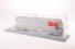 Bogie grain hopper in plain grey