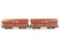 Set of Four Bogie Hopper Wagons of the German DB Epoch III