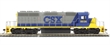 SD40-2 EMD 8036 of the CSX