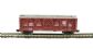 40' steel stock car of the Baltimore & Ohio - brown with silver roof 46117