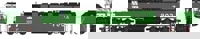 SD40-2 EMD 7802 of the Burlington Northern 