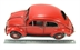1934 VW Beetle in red - Tinplate Model