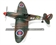 Supermarine Spitfire RF-M in RAF 1939-1941 markings - Tinplate Model