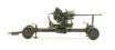 40mm Bofors Anti-Aircraft Gun as used with the British Army/Navy 1937- late 1980s in olive drab