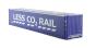 45' container "36" in Stobart Rail "Less Co2" livery