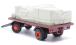Canvassed Trailer Maroon/Red
