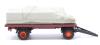 Canvassed Trailer Maroon/Red