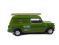 Mini van in "Post Office" green livery with ladder