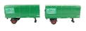 Pair of trailers for Scammell Scarab van trailer - "Southern Railway"