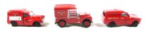Royal Mail 3 vehicle set with Land Rover Series 1, Ford Anglia & Morris Minor van