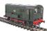 Class 08 shunter in BR green with late crest and no yellow warning panels - Unnumbered
