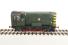 Class 08 shunter in BR green with early crest and wasp stripes - unnumbered