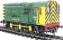 Class 08 shunter 08891 in Freightliner green - DCC sound fitted