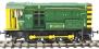 Class 08 shunter 08891 in Freightliner green - DCC sound fitted