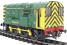 Class 08 shunter in Freightliner green - unnumbered
