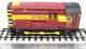 Class 08 shunter in EWS red and gold - unnumbered