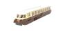 Streamlined Railcar 12 in lined chocolate and cream GWR monogram - DCC fitted