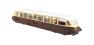 Streamlined Railcar 12 in lined chocolate and cream GWR monogram - DCC sound fitted