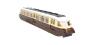 Streamlined Railcar 10 in lined chocolate and cream GWR monogram
