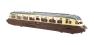 Streamlined Railcar 16 in lined chocolate and cream GWR Twin Cities - DCC sound fitted
