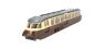 Streamlined Railcar 16 in lined chocolate and cream GWR Twin Cities