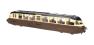 Streamlined Railcar W11 in BR lined chocolate and cream