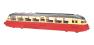 Streamlined Railcar W8W in BR lined carmine and cream