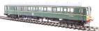 Class 122 'Bubble Car' single car DMU 55000 in BR green with small yellow panels