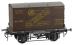 Conflat 'H7' flat wagon in GWR grey - 39410 with BK2 type container in GWR brown 'Furniture Removal Service' - weathered