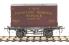 Conflat 'H7' flat wagon in GWR grey - 39452 with K1 type container in LMS crimson 'Furniture Removal Service' - weathered