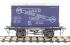 Conflat 'H7' flat wagon in GWR grey - 39330 with container in LNER blue "LNER Removals"
