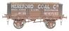 5-plank open wagon with 9ft wheelbase "Hereford Coal" - 35 - weathered 